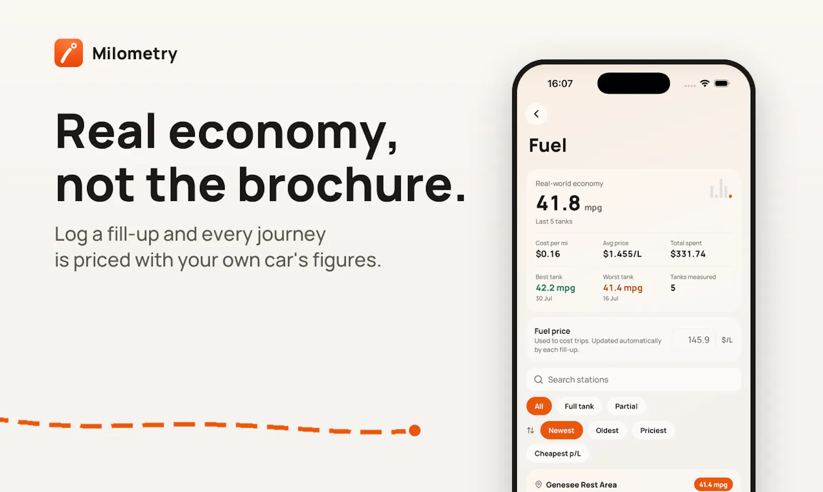 Milometry screenshot 6