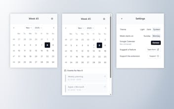 Week Number gallery image