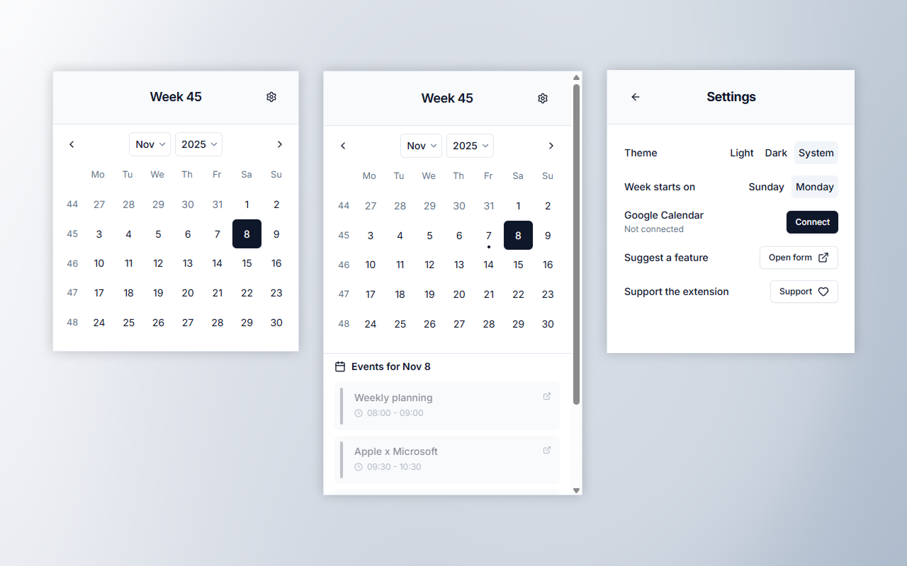 Week Number - Screenshot 2 preview