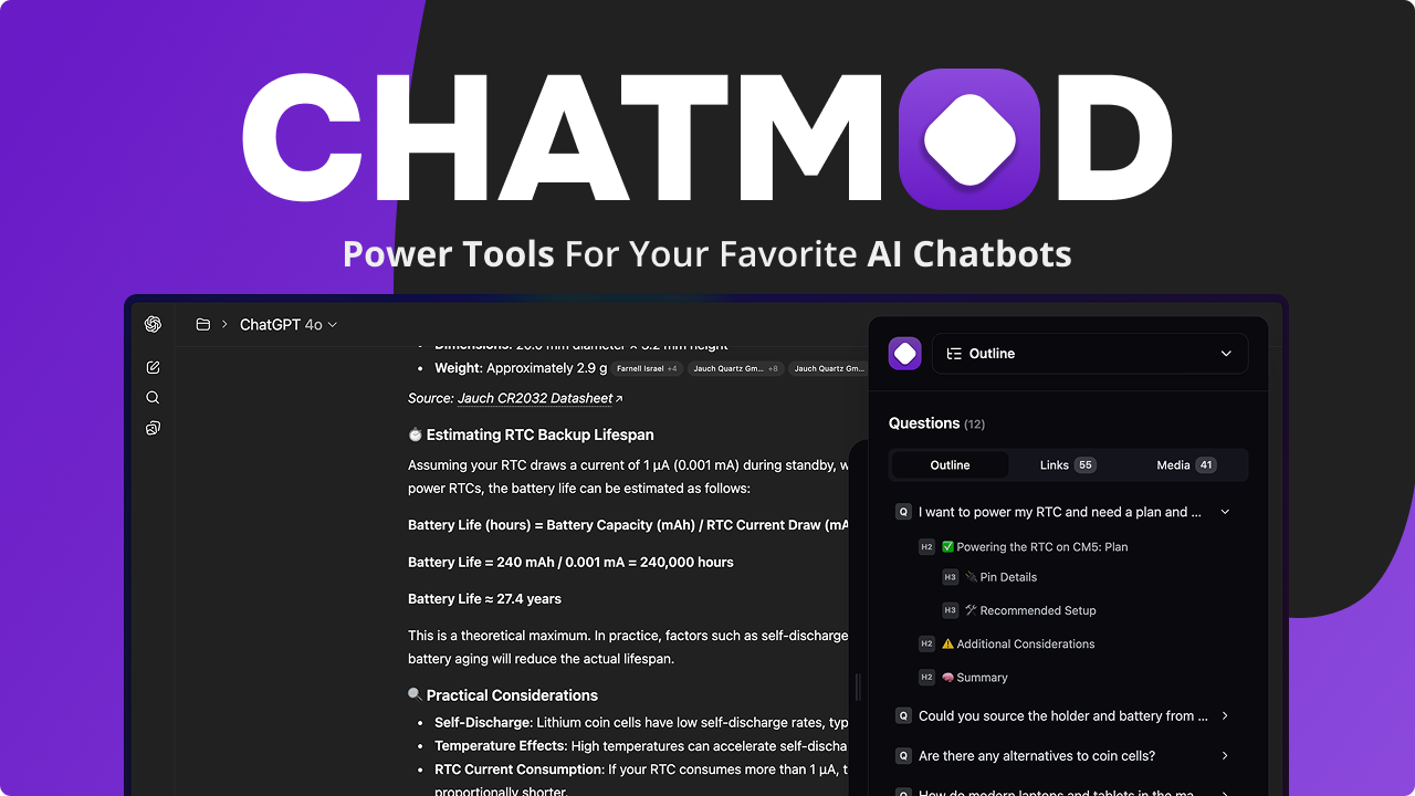ChatMod - Main product screenshot demonstrating key features and user interface