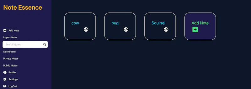 Note Essence screenshot 1