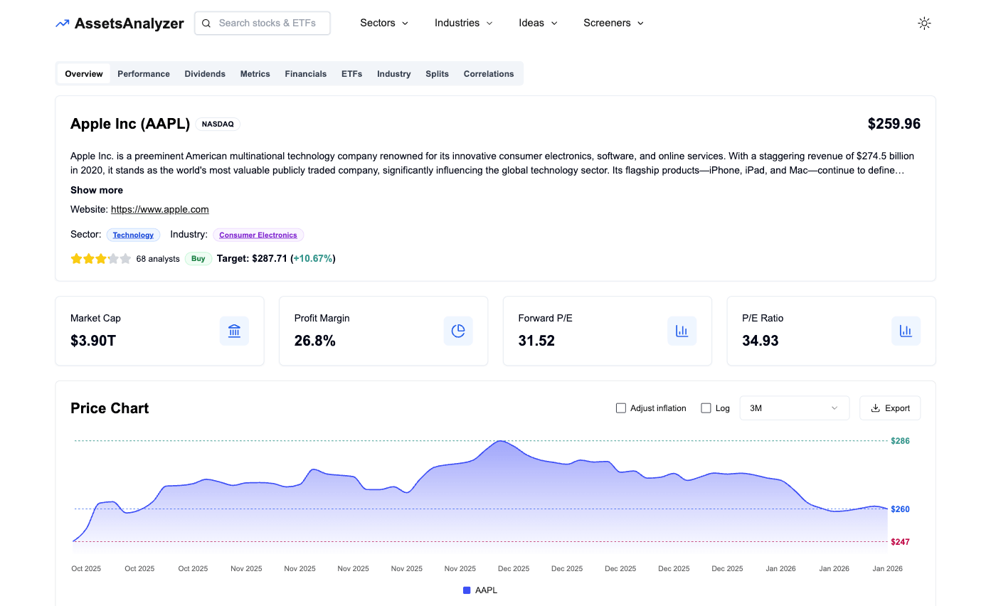 AssetsAnalyzer - Screenshot 3 showing product features and functionality