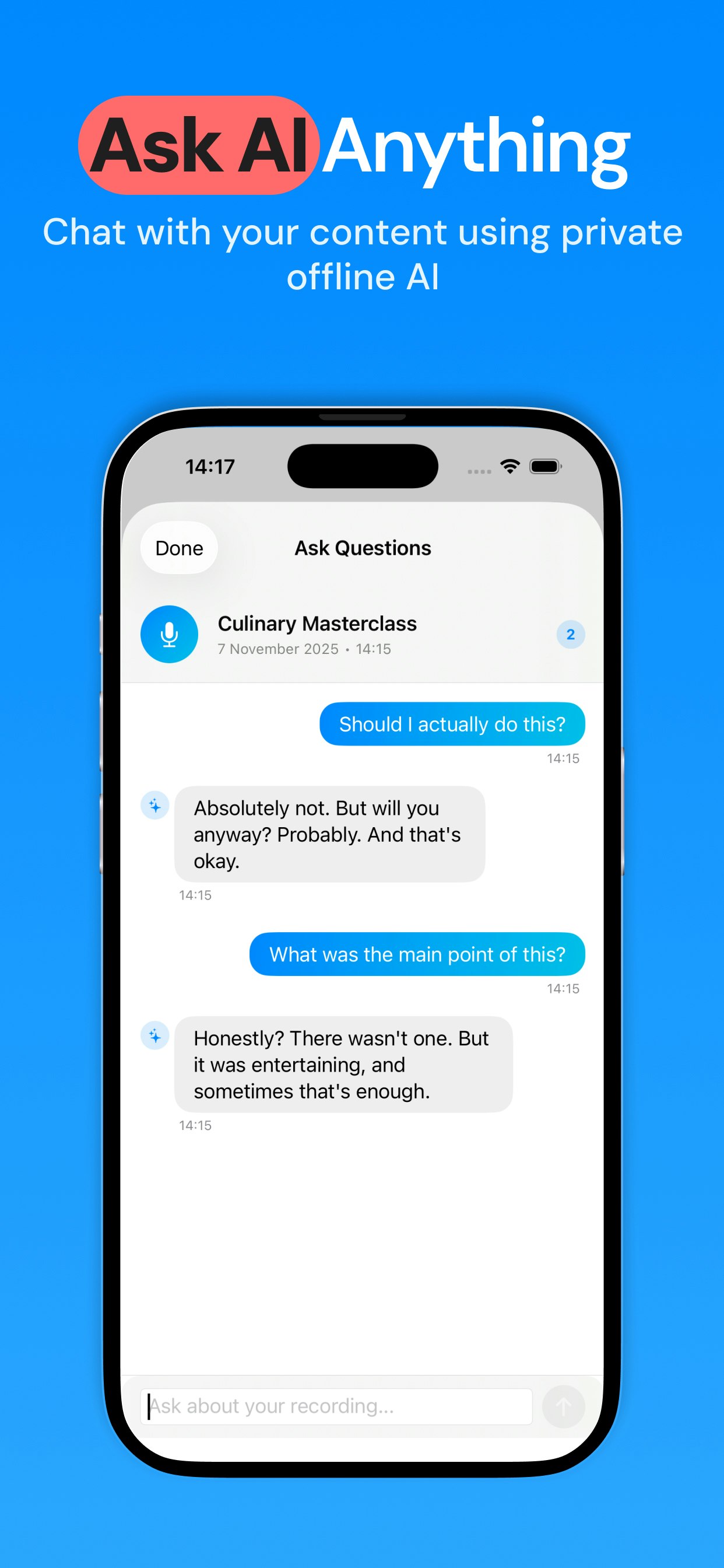 Inscribe: Offline AI Chat & Documents gallery image