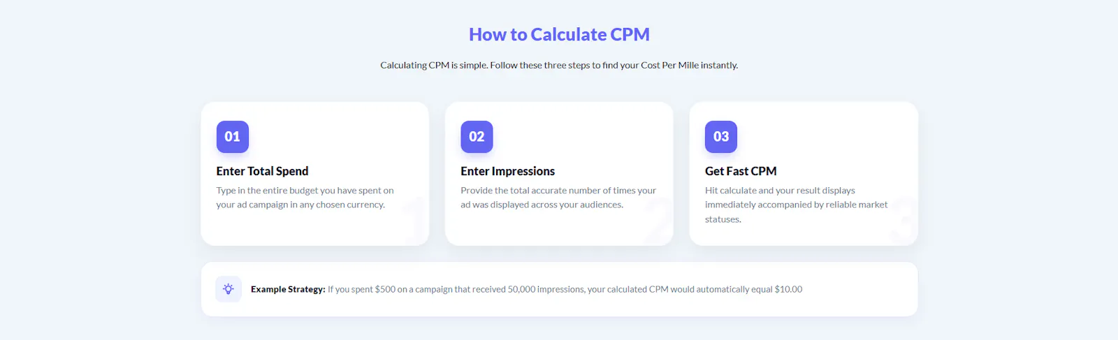 CPM Calculator screenshot 2