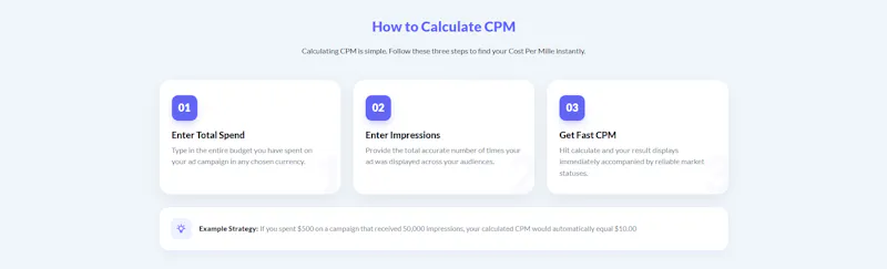 CPM Calculator screenshot 2