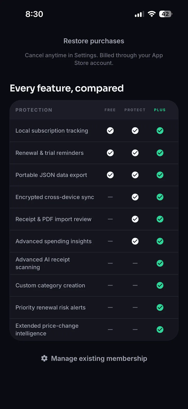 SubWise : Subscription Tracker screenshot 8