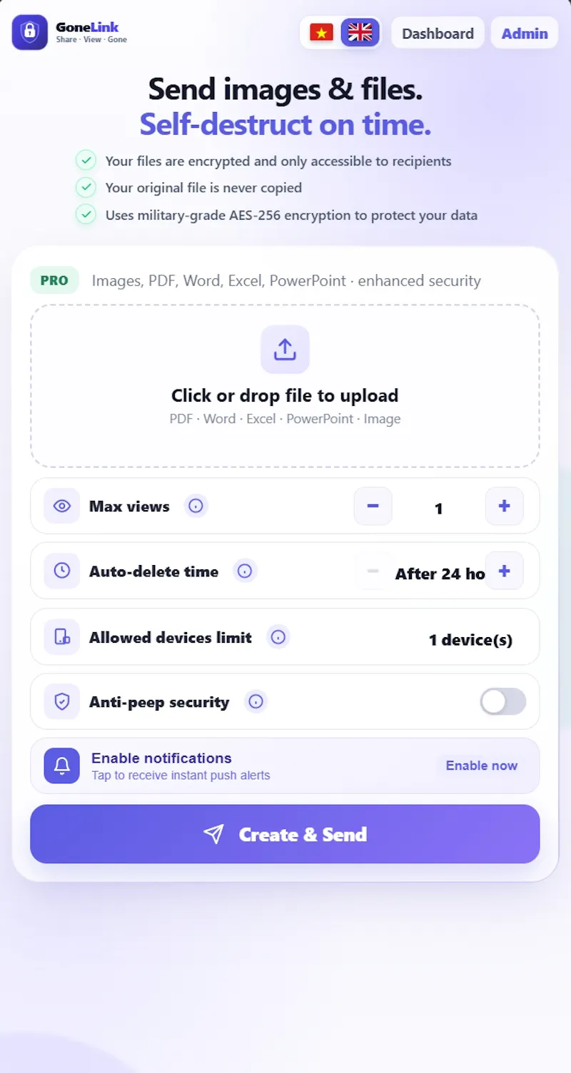 GoneLink screenshot 3