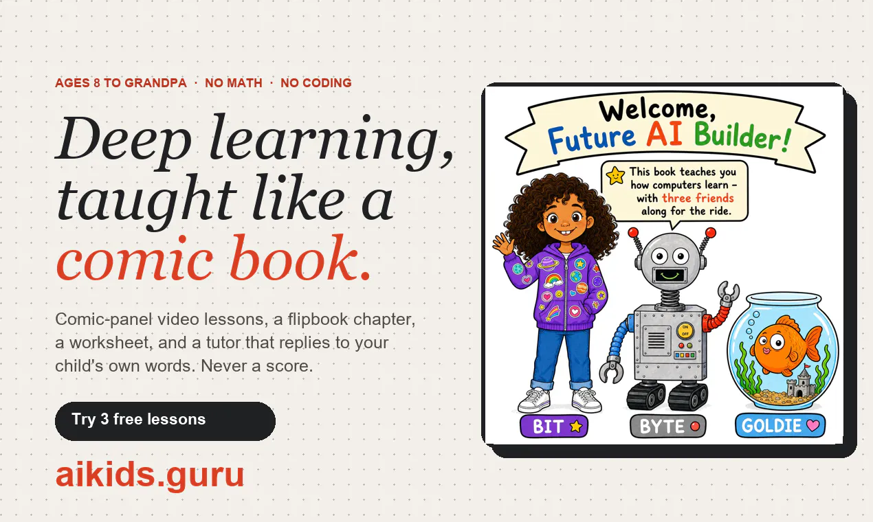 Big Friendly AI for Kids and beginners logo