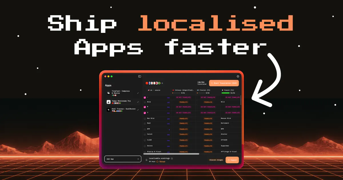 AppUFO - Localise Apps with AI screenshot 1