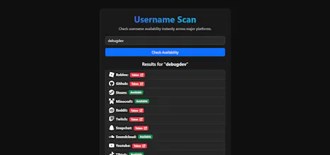 Username Scan gallery image