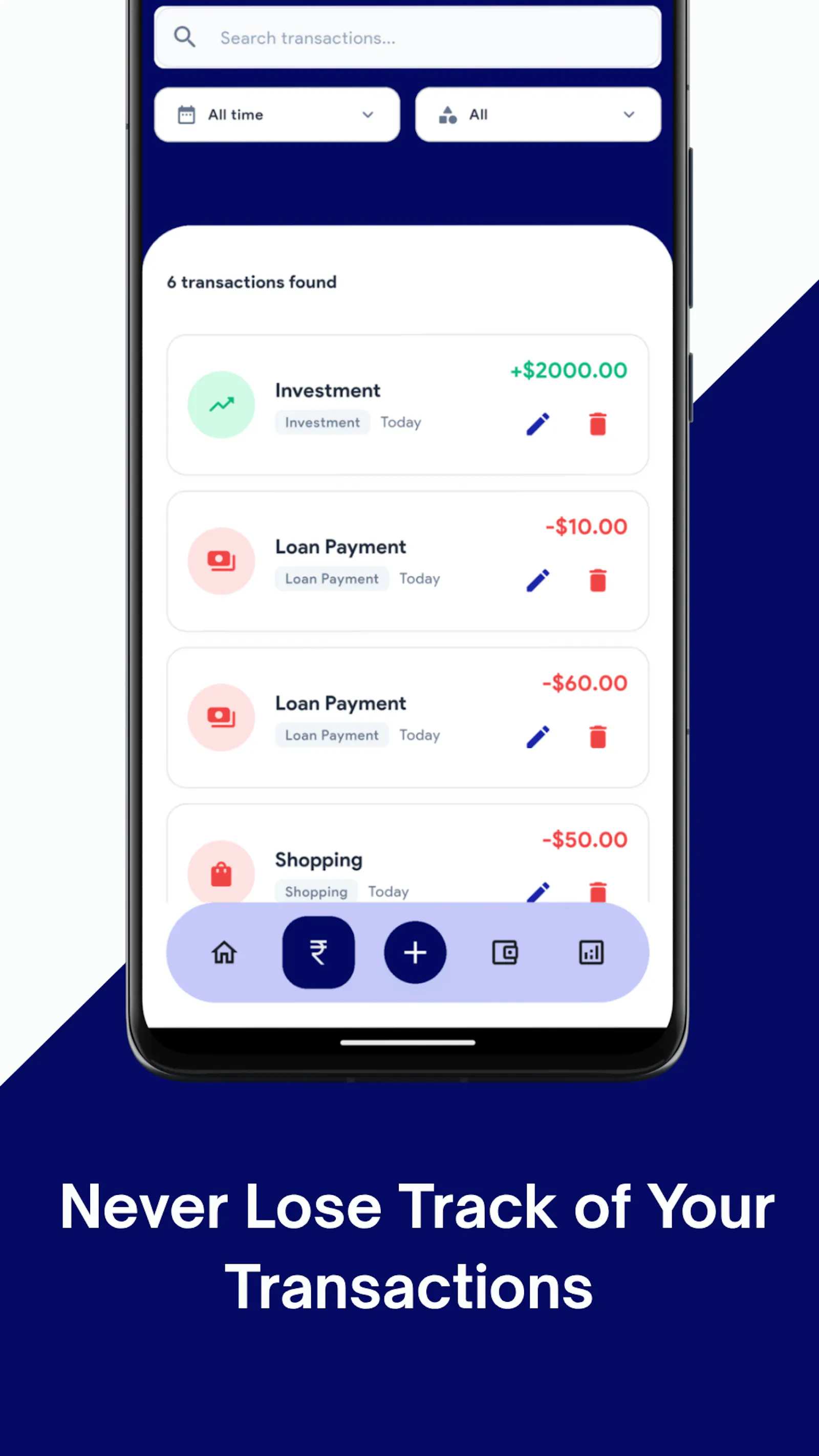 Money Expense Tracker & Budget screenshot 2