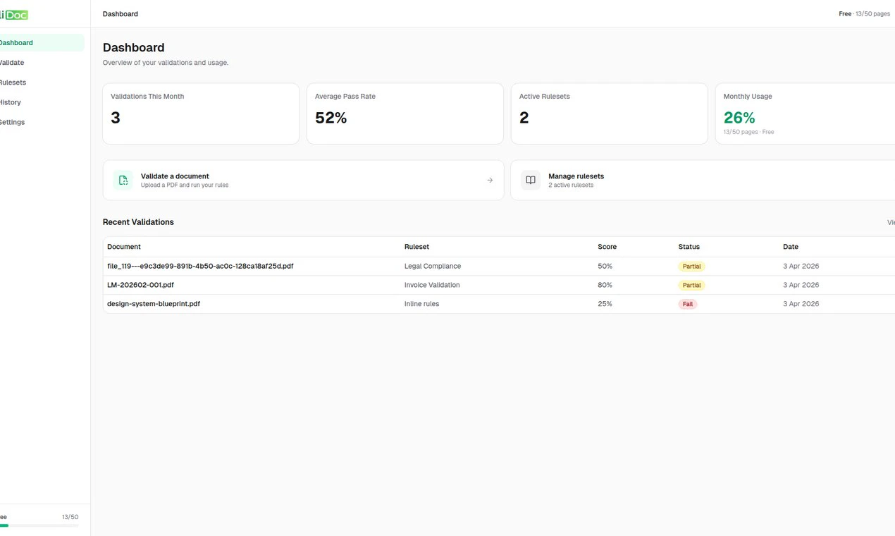 ValiDoc screenshot 4