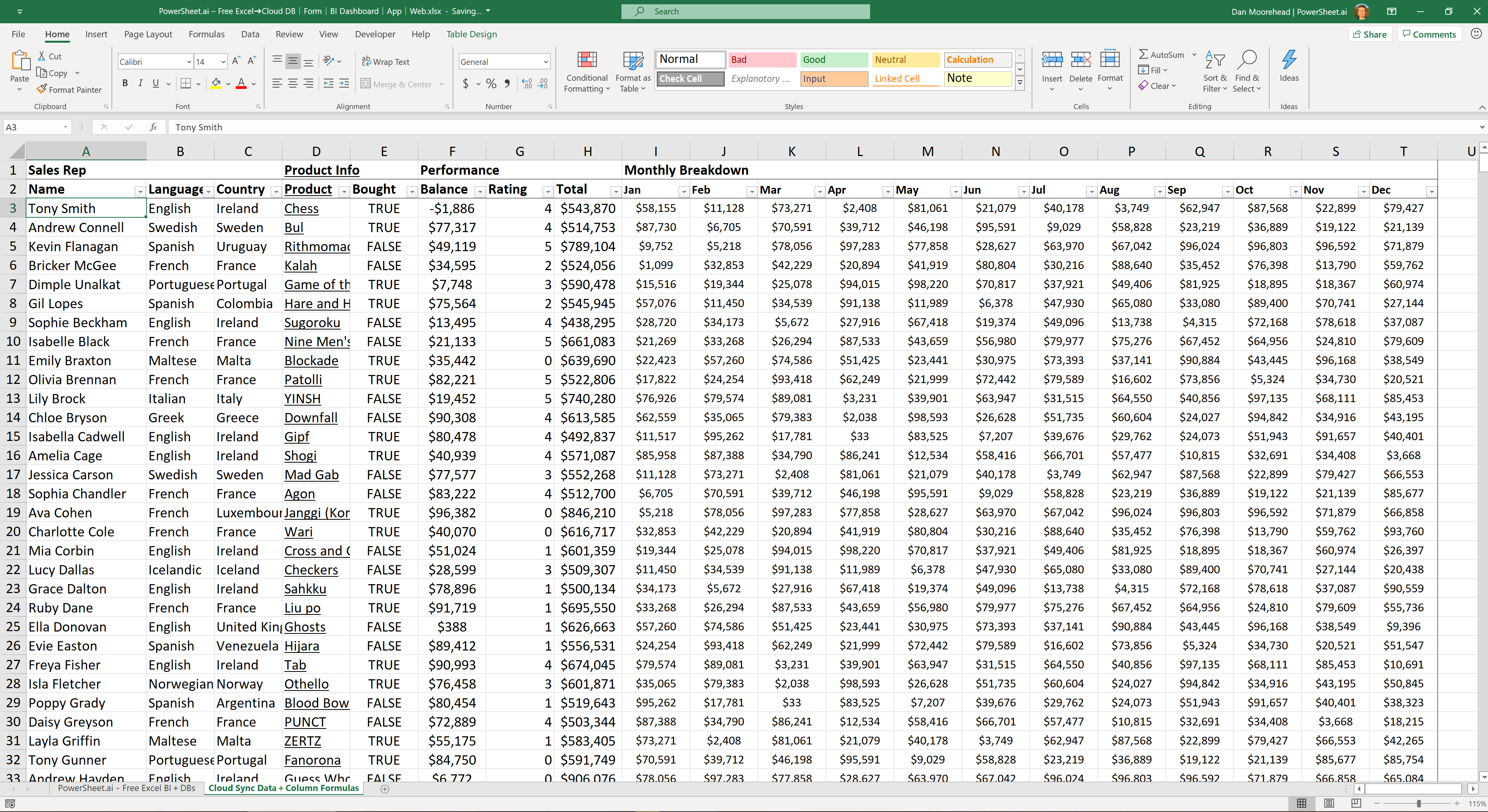 PowerSheet.ai Free No-Code Collab & Apps gallery image