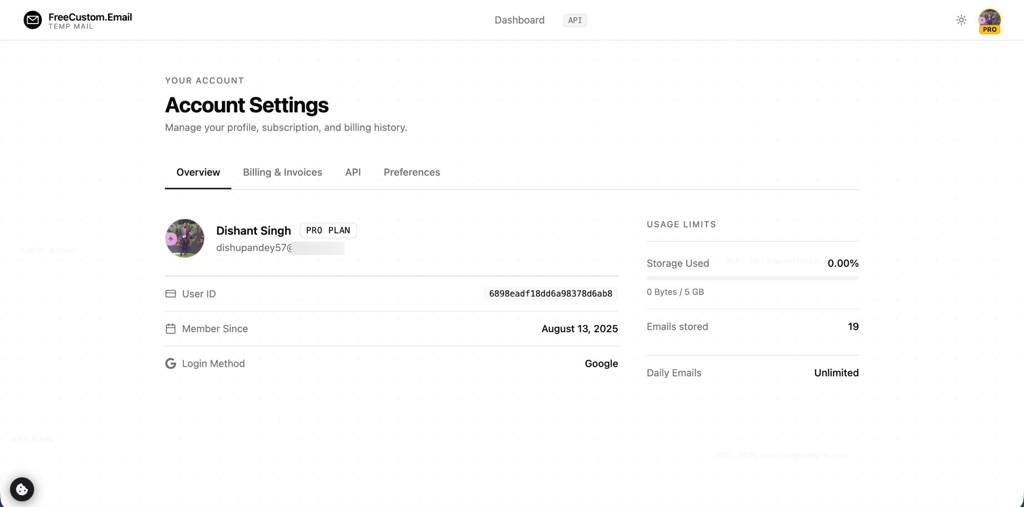 FCE - Temporary and disposable email gallery image