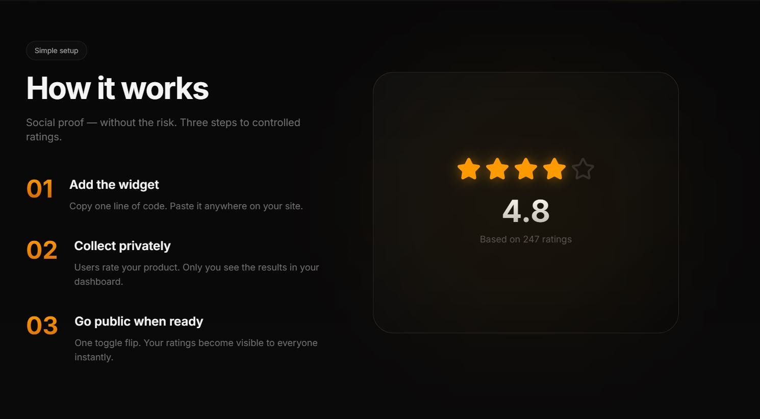 RateIT  - Screenshot 3 showing product features and functionality