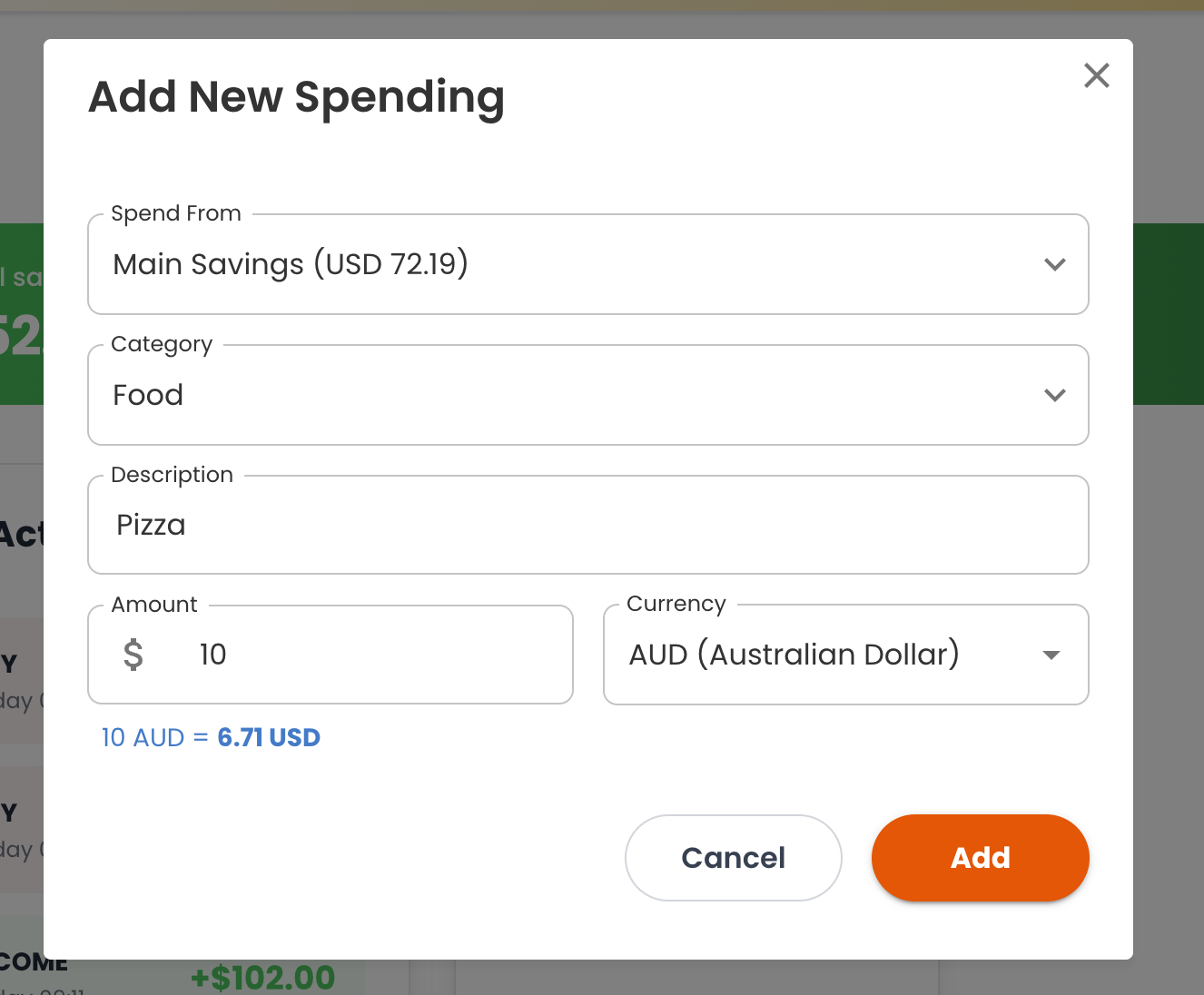 parent-controlled banking app for kids - Screenshot 3 showing product features and functionality