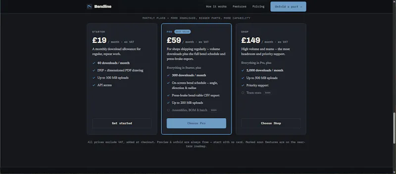 Bendline screenshot 5