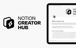 Notion Creator Hub media 1