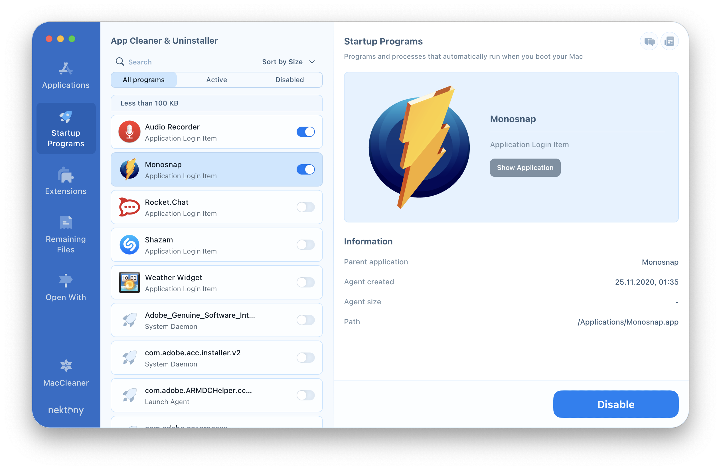 Applister e disinstallatore di app media 3