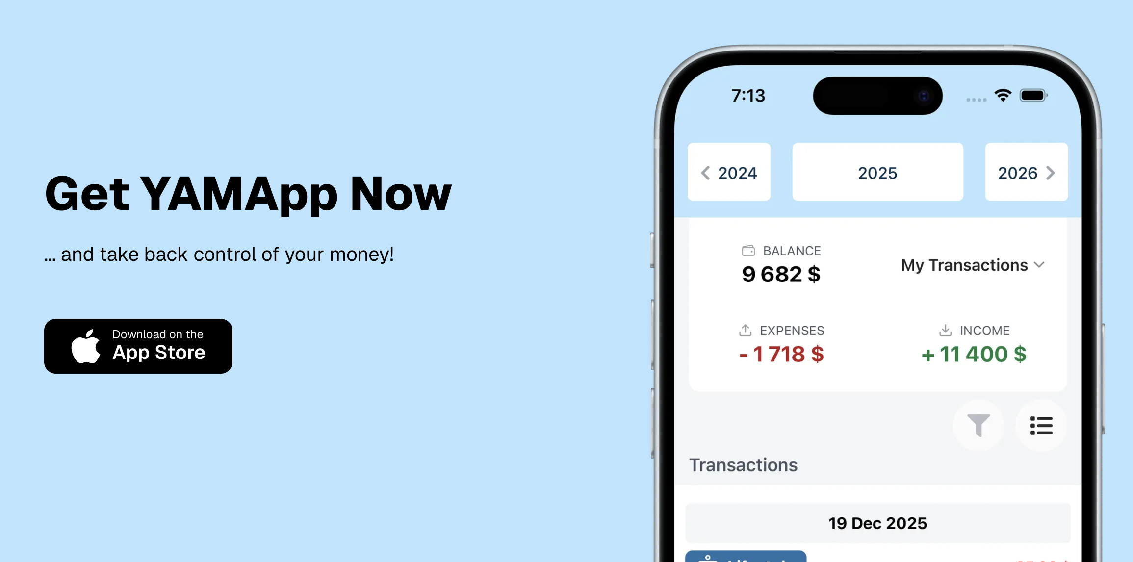 Yet Another Money App – Money Tracker gallery image