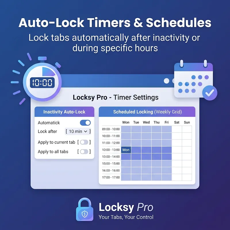 Locksy: Tab Locker & Password Protection screenshot 5