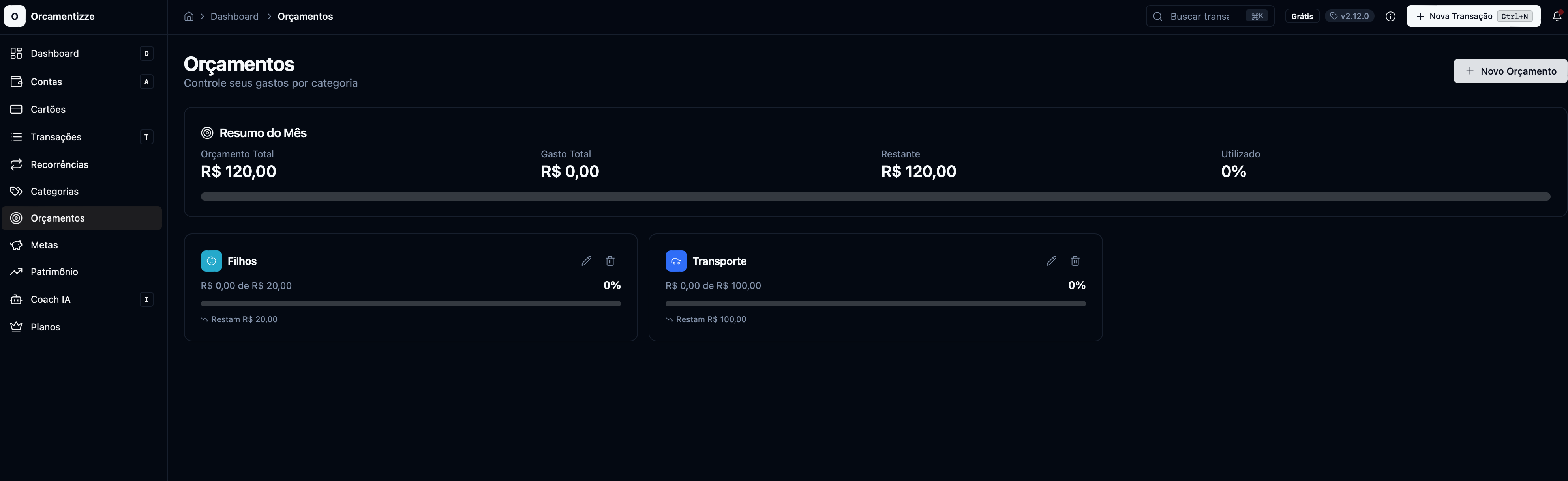 Orçamentizze gallery image