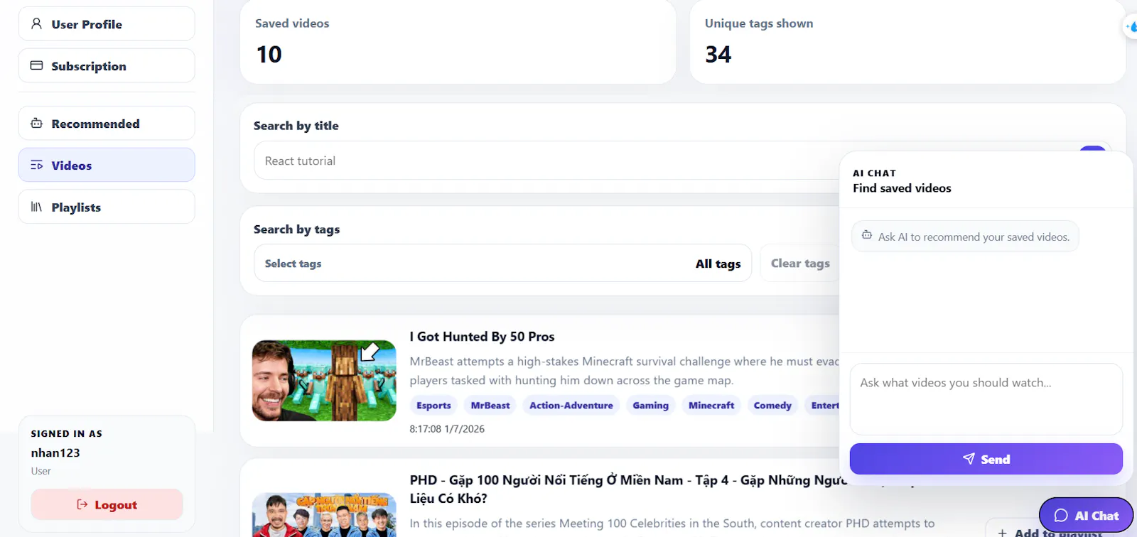 Bookmarkai screenshot 4