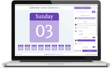 Calendar Icons Generator gallery image