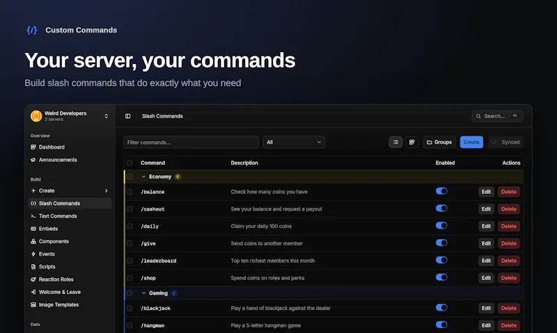 Custom Commands screenshot 3