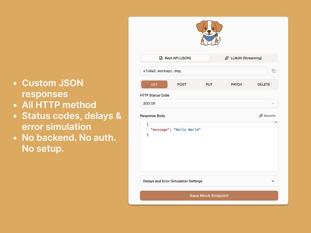 MockAPI Dog gallery image