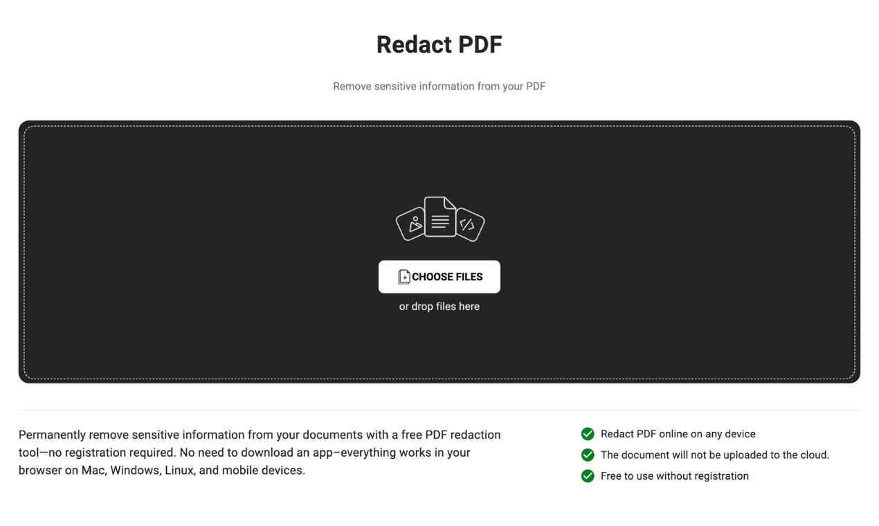Redact PDF media 3