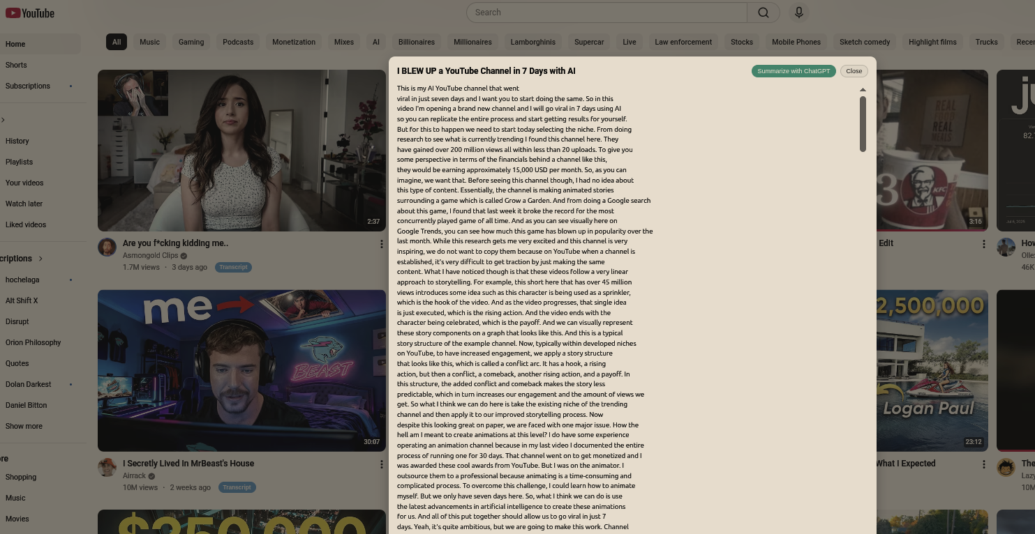 ReadTube - Screenshot 2 showing product features and functionality