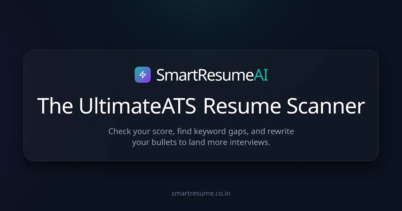 SmartResume AI screenshot 1