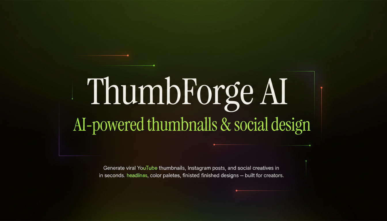 Ai thumbnail generator gallery image