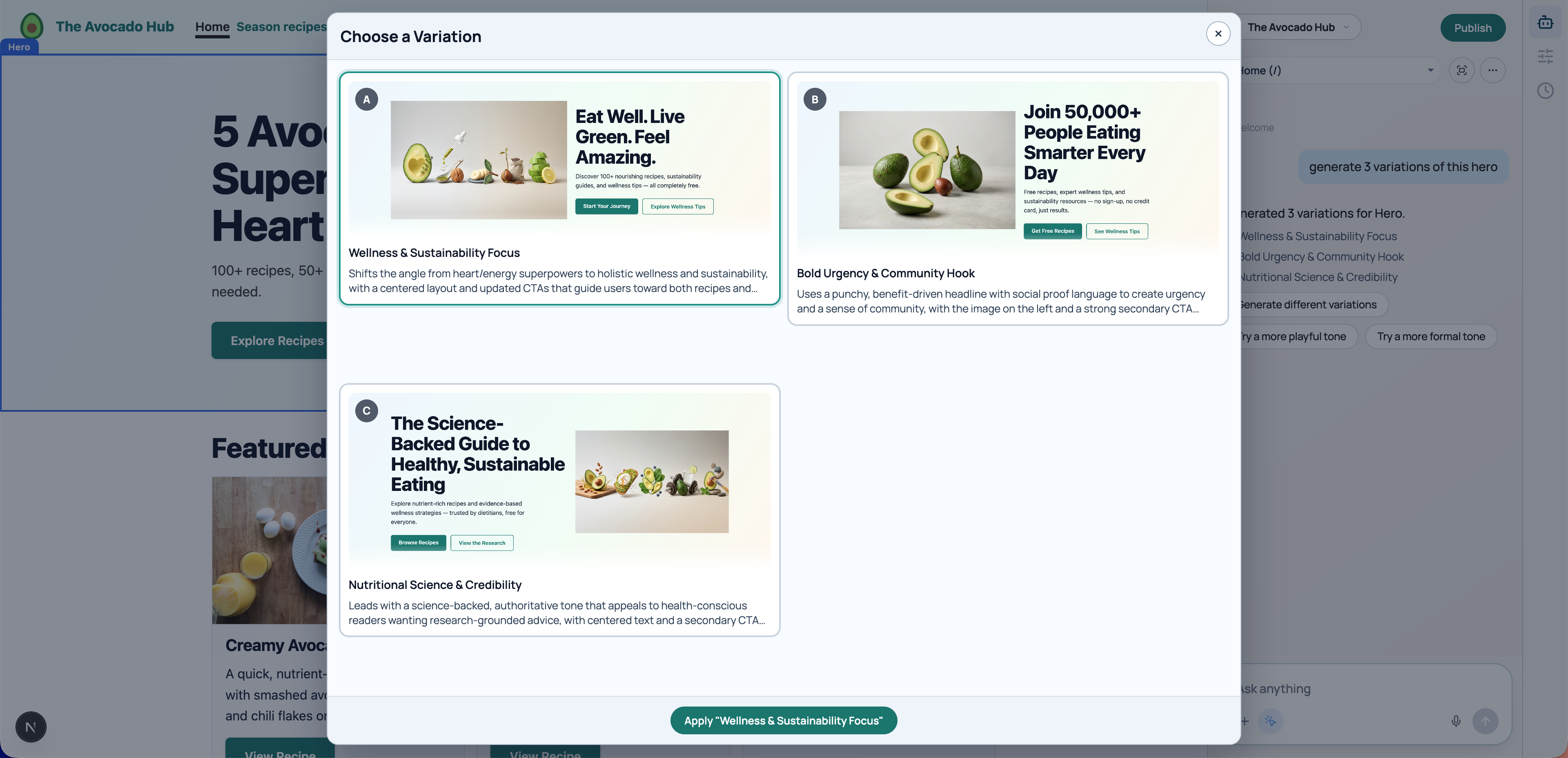 Avocado Studio AI - Site Content Ops gallery image