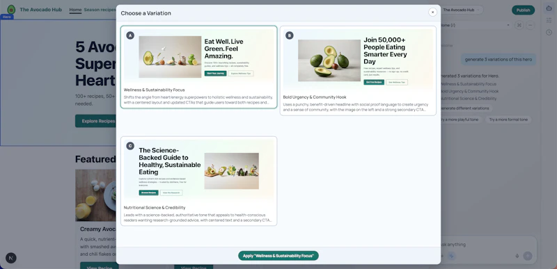 Avocado Studio AI - Site Content Ops screenshot 4