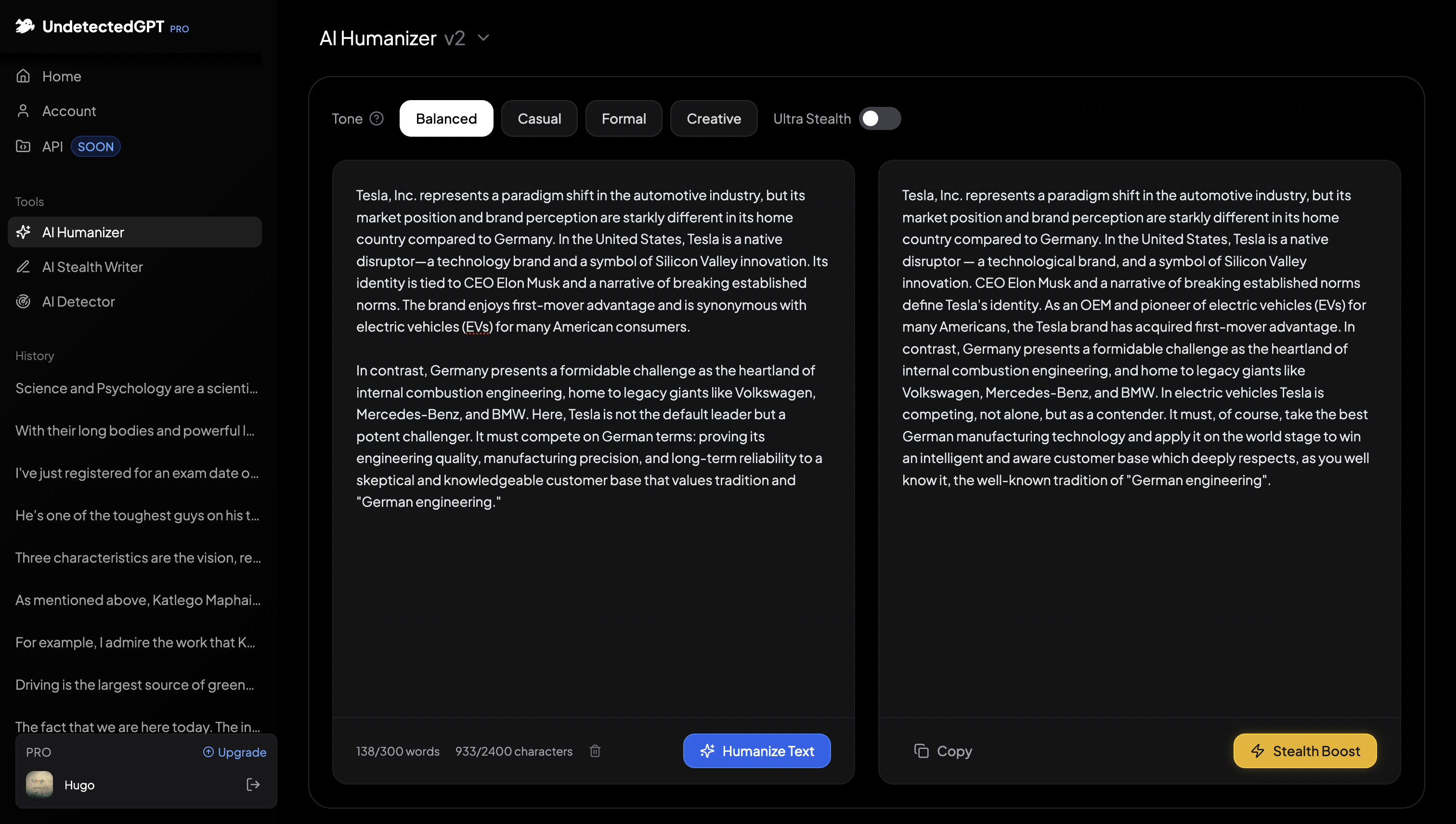 UndetectedGPT - Screenshot 3 preview