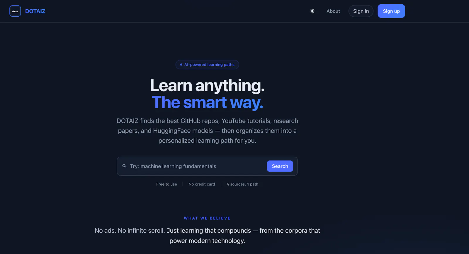 Dotaiz screenshot 1