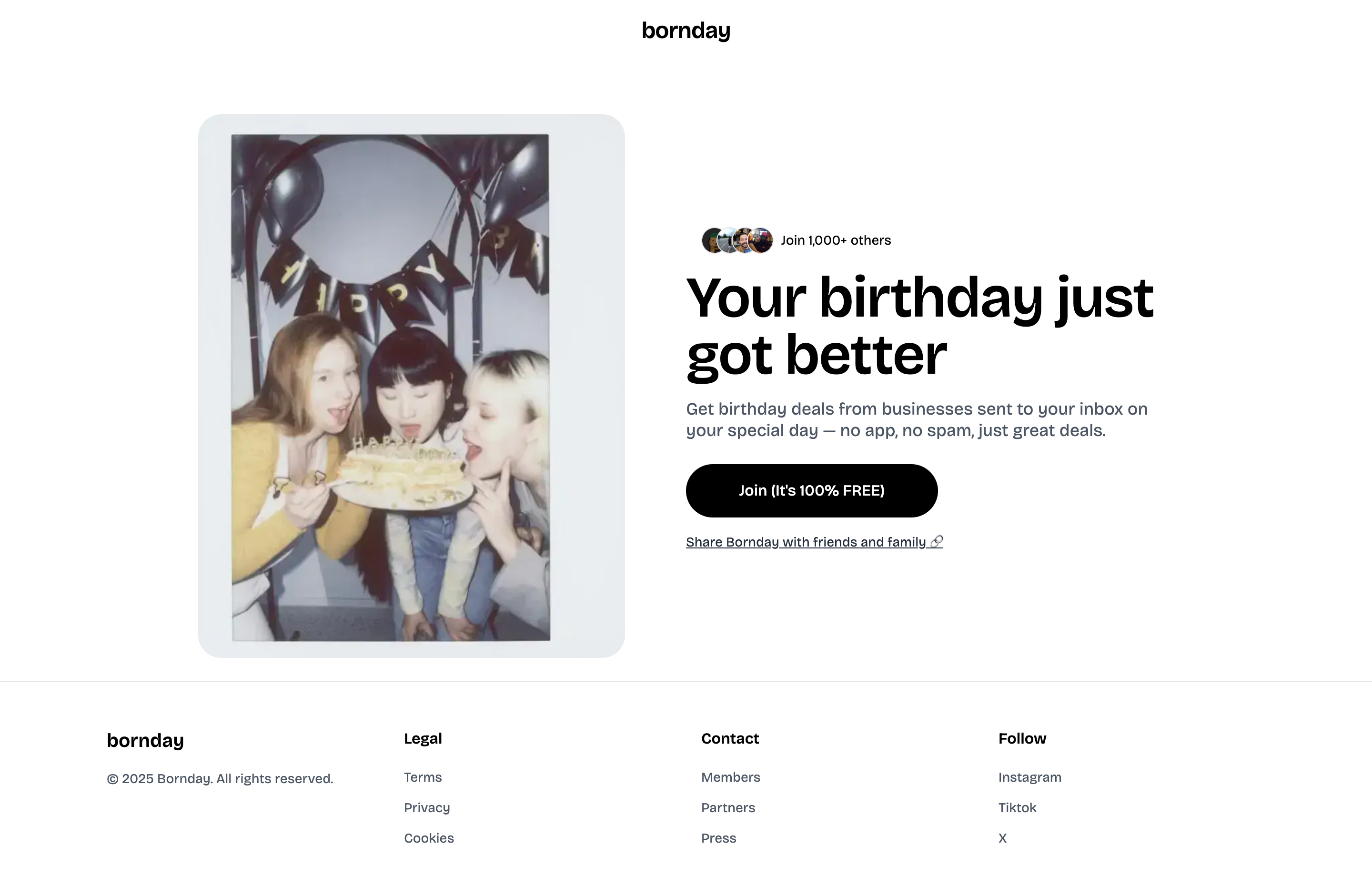 Bornday gallery image