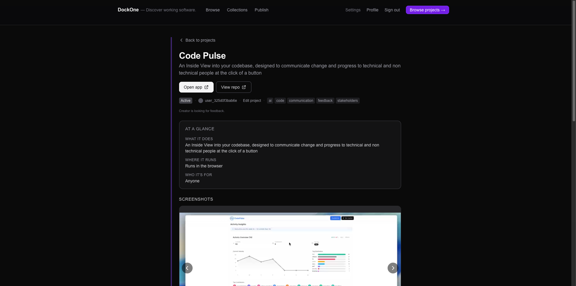 DockOne - Screenshot 3 showing product features and functionality