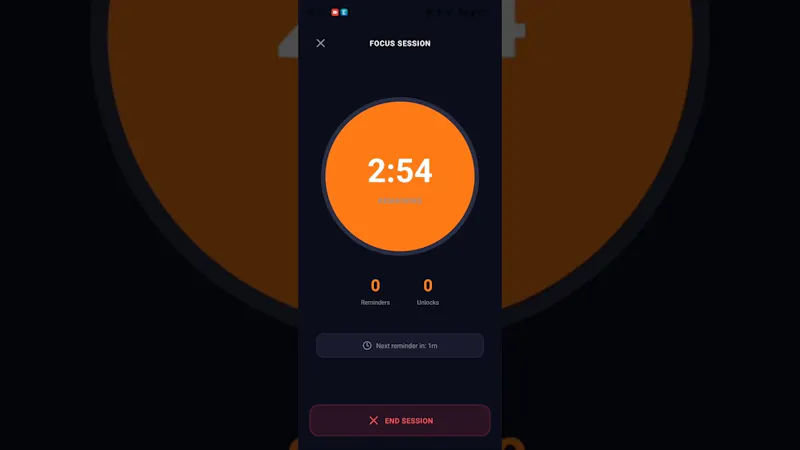 Nudgr screenshot 1 (video preview)