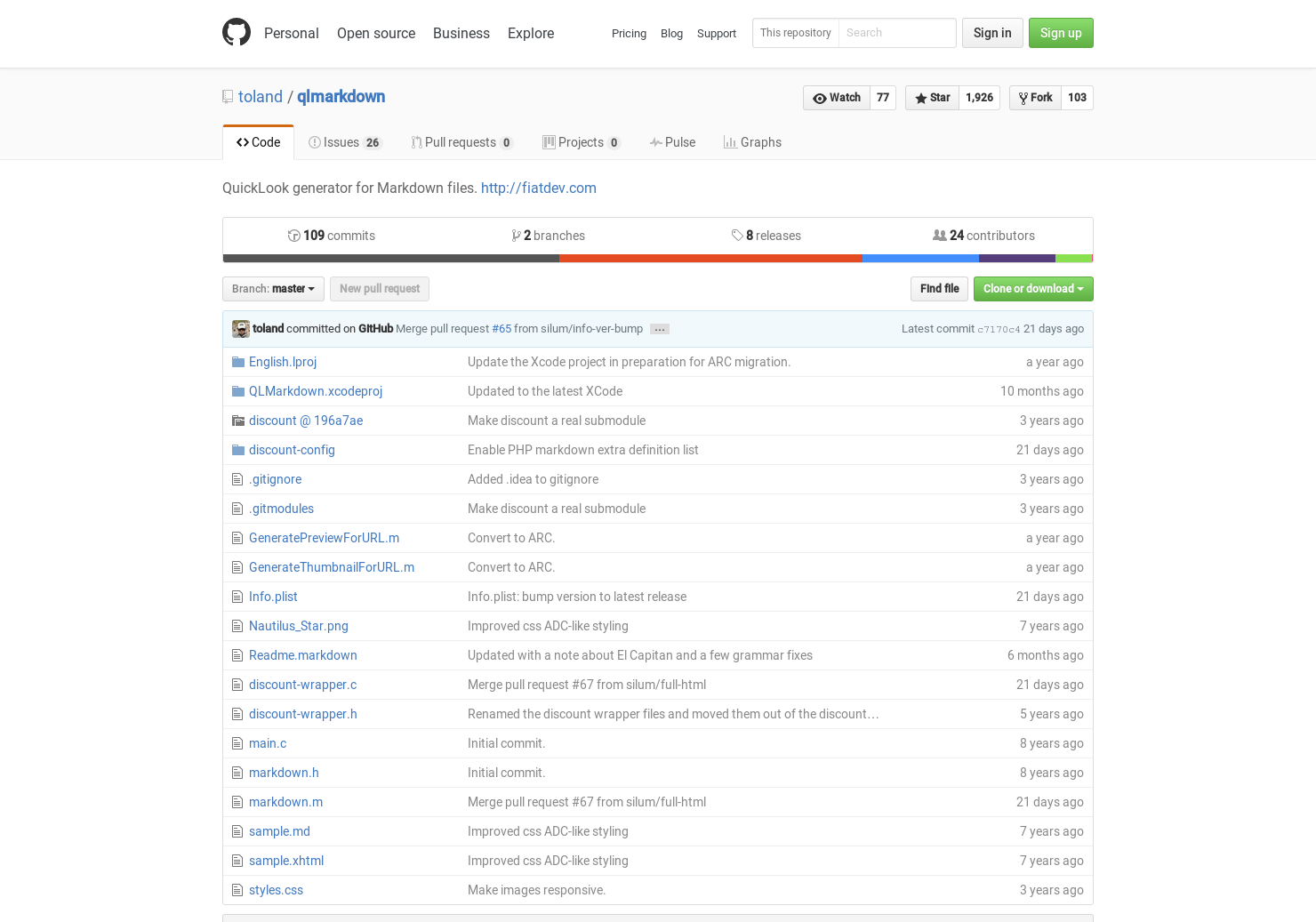 QLMarkdown gallery image