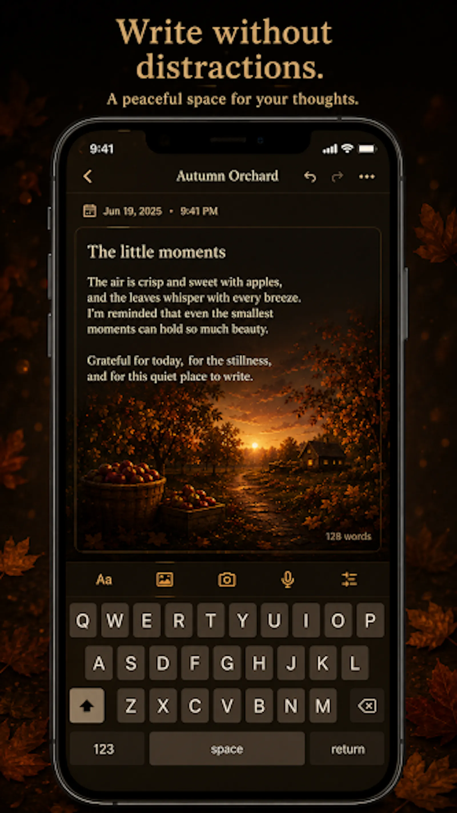 Journal Spaces screenshot 2