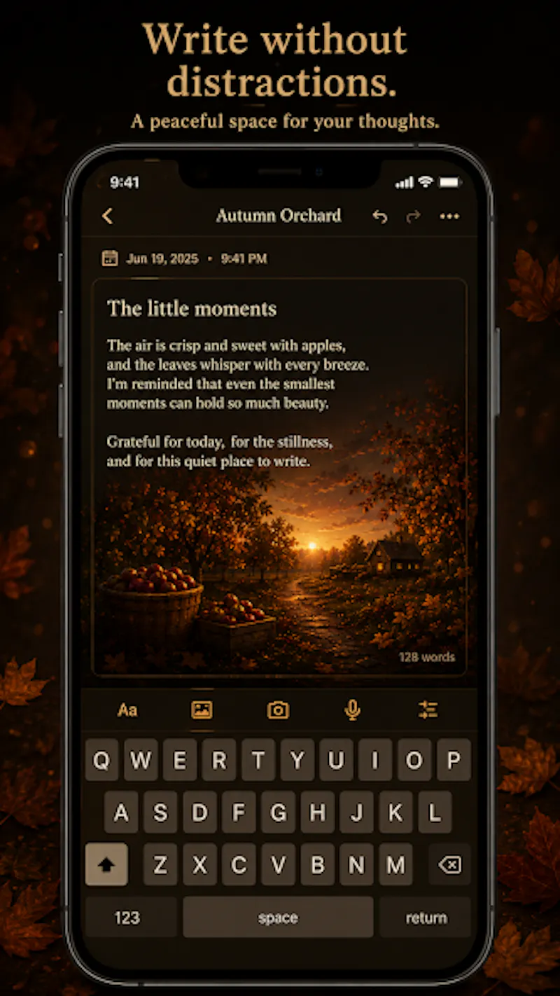 Journal Spaces screenshot 2