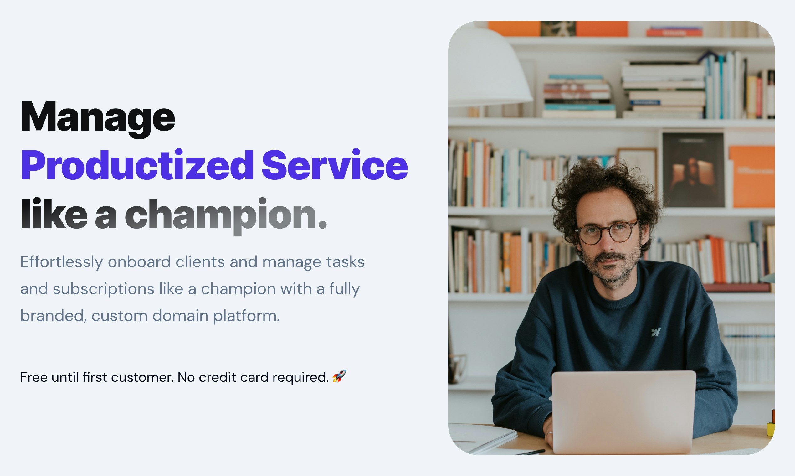 Eenvoudig geproduceerd - Beheer Productized Service als een kampioen media 1