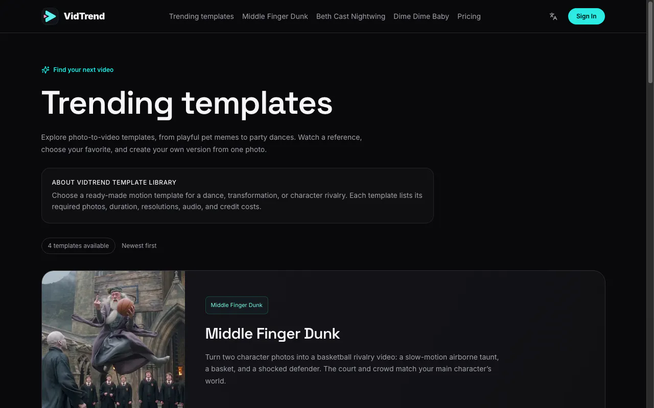 VidTrend gallery image