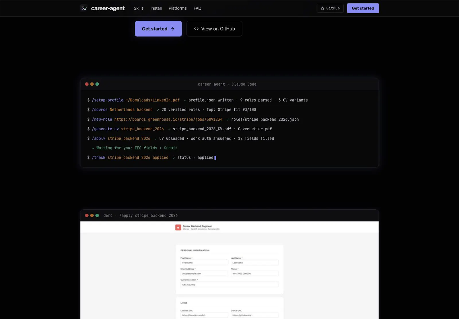 career-agent screenshot 3