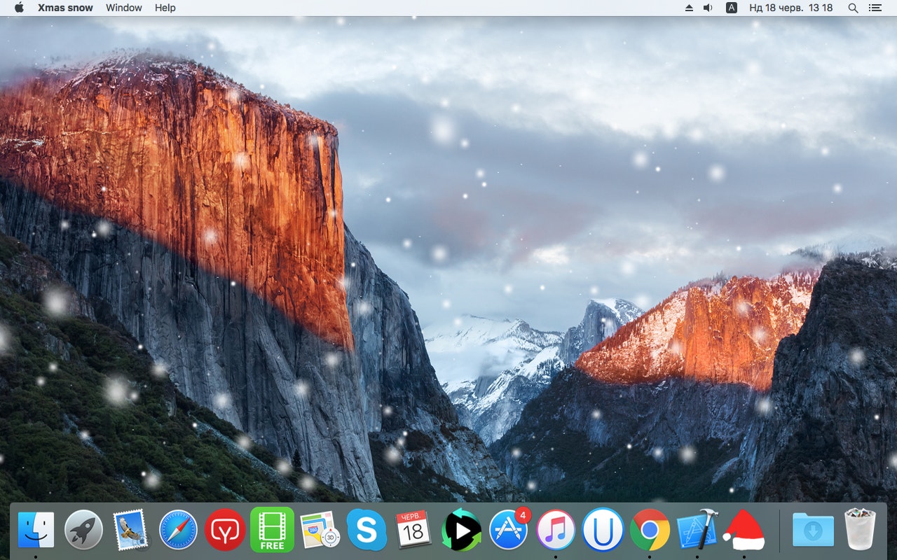 Xmas snow gallery image