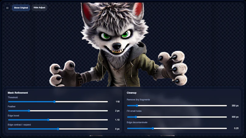 WebVrDev Bg Remover screenshot 4