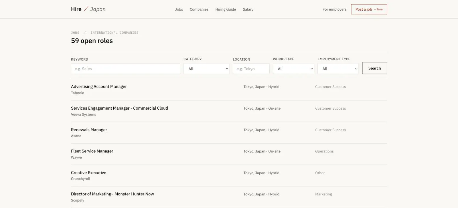 Hire in Japan screenshot 2